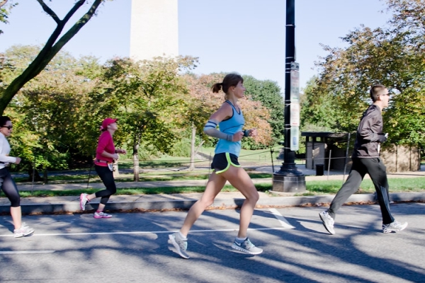 Marine Corps marathon, 17 миля (27 километр)