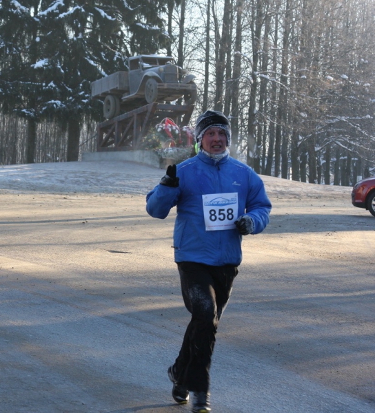 Бегу полумарафон на "Дороге жизни" 29 января 2012